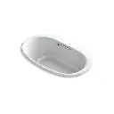 Kohler 5714-GH-95 Underscore 59-3/4" x 35-3/4" Drop-in Heated Bath Ice Grey