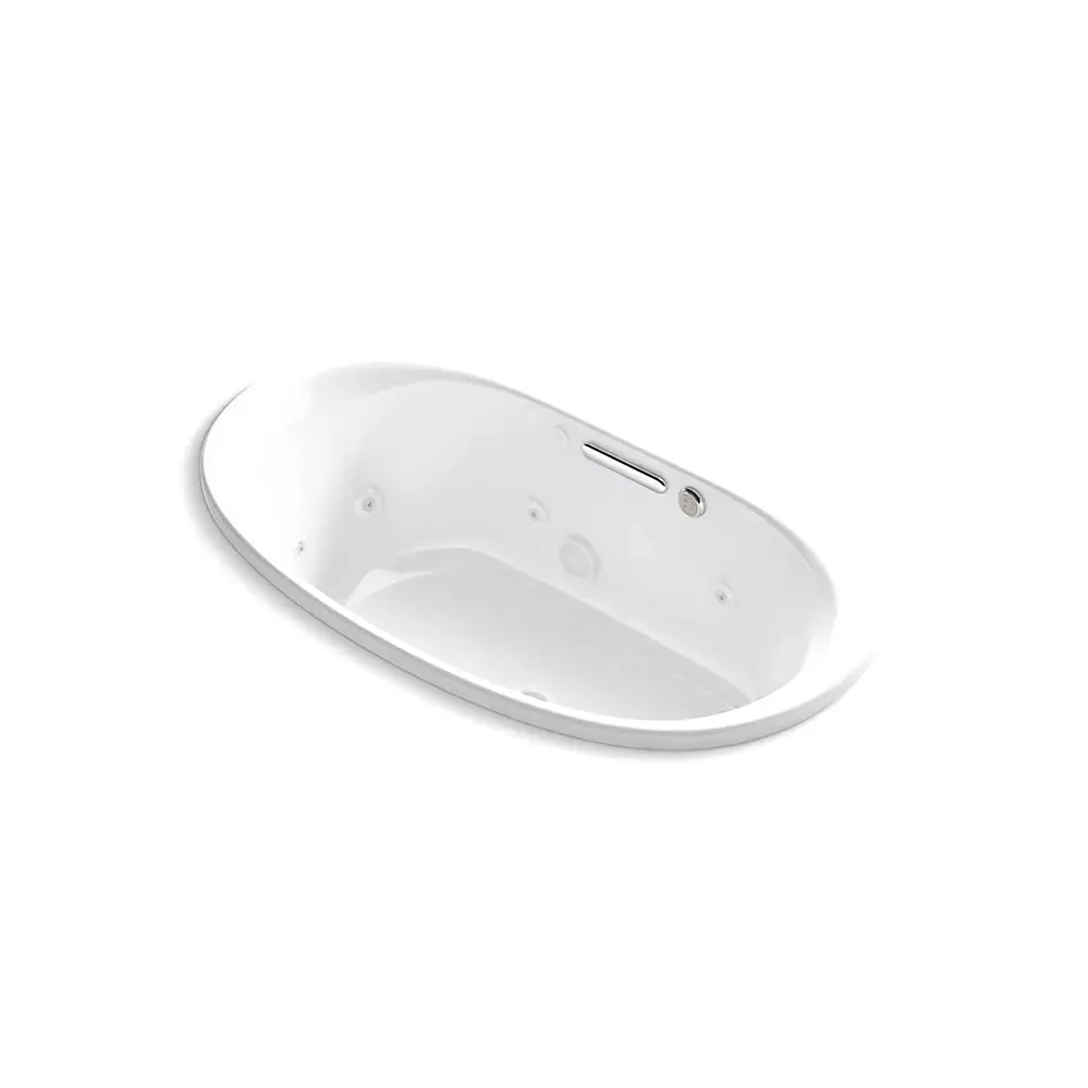 Kohler 5714-XHGH-0 Underscore 59-3/4" x 35-3/4" Drop-in Heated Bath White