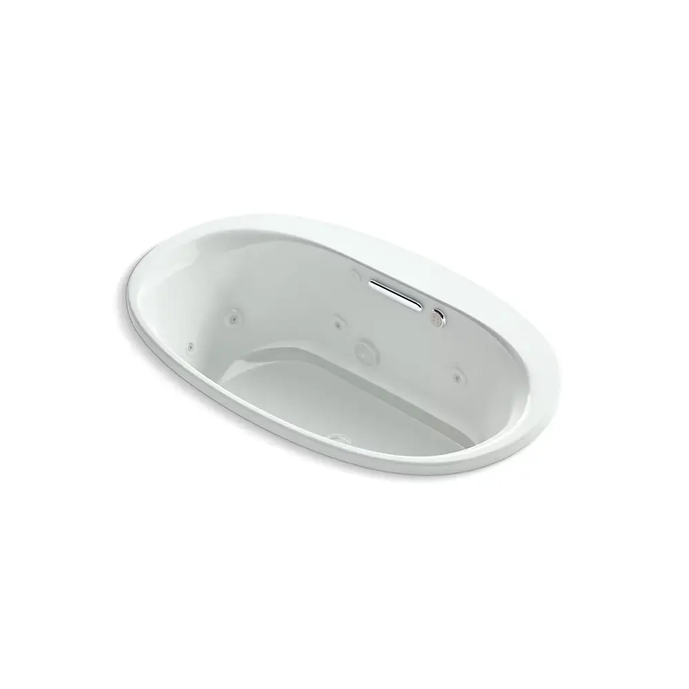Kohler 5714-XHGH-95 Underscore 59-3/4" x 35-3/4" Drop-in Heated Bath Ice Grey