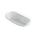 Kohler 5716-XHGH-95 Underscore 65-1/2" x 35-3/4" Drop-in Heated Bath Ice Grey