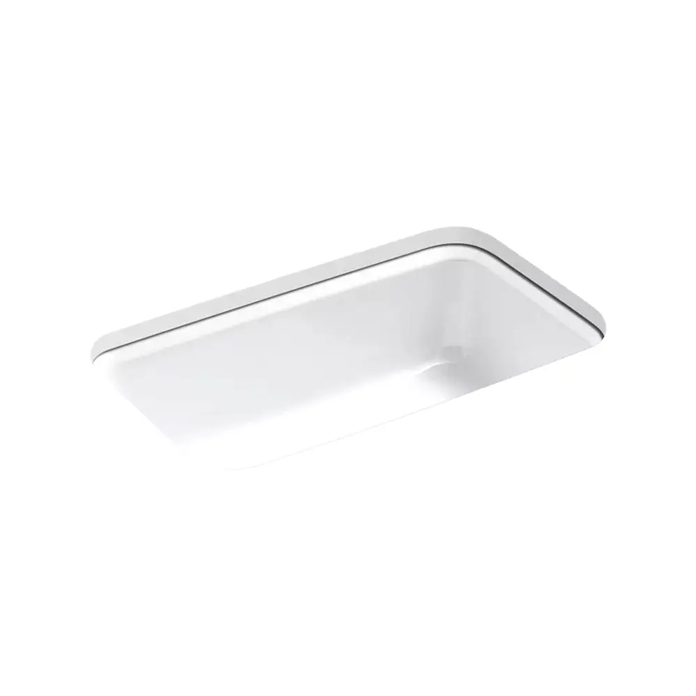 Kohler 5832-5U-0 Bakersfield 31 x 22 Undermount Single Bowl Sink 5 Holes