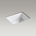 Kohler 5872-5UA1-0 Riverby 25 X 22 X 9-5/8 Undermount Single-Bowl Kitchen Sink With Sink Rack