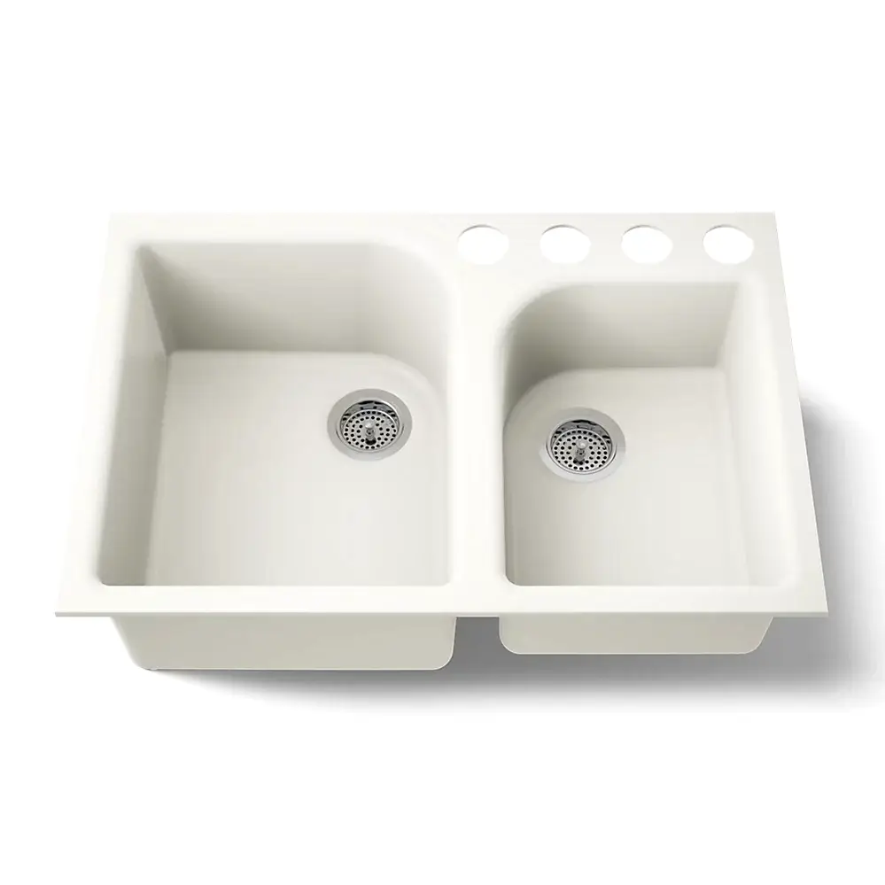 Kohler 5931-4U-96 Executive Chef 33" Undermount Kitchen Sink Biscuit