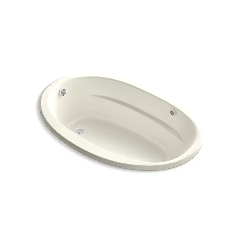 Kohler 6347-GHW-96 Sunward 66" x 42" Drop-in Heated Air Bath Biscuit