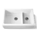 Kohler 6349-0 Whitehaven Hayridge 35-11/16" Undermount Farmhouse Kitchen Sink White
