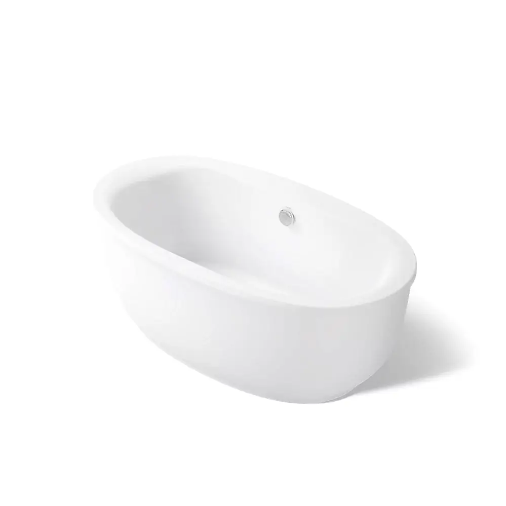Kohler 6369-0 Sunstruck 65-1/2" x 35-1/2" Freestanding Bath White