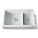 Kohler 6426-95 Whitehaven 35-1/2" Undermount Farmhouse Kitchen Sink Ice Grey