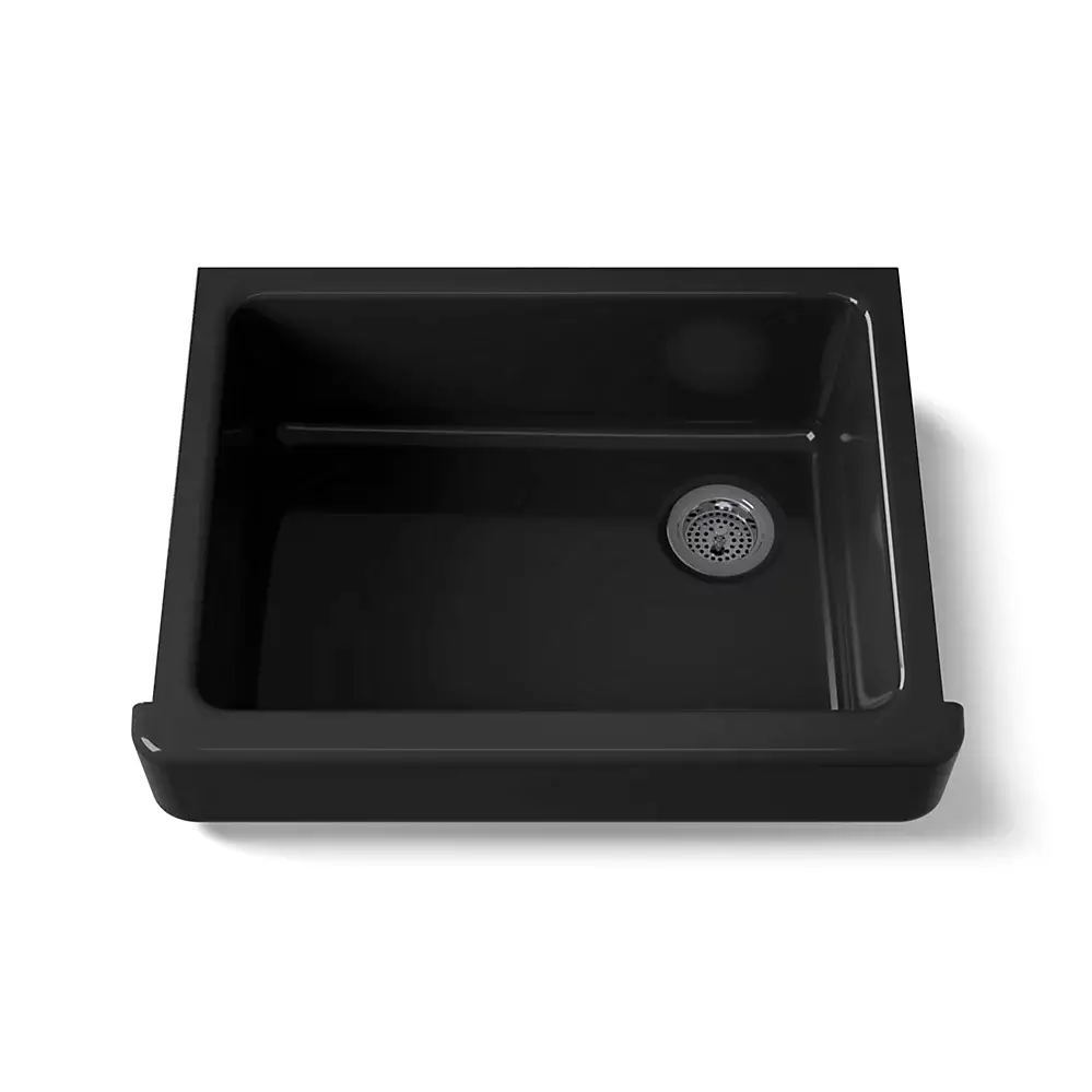 Kohler 6486-7 Whitehaven 29-1/2" Undermount Farmhouse Kitchen Sink Black