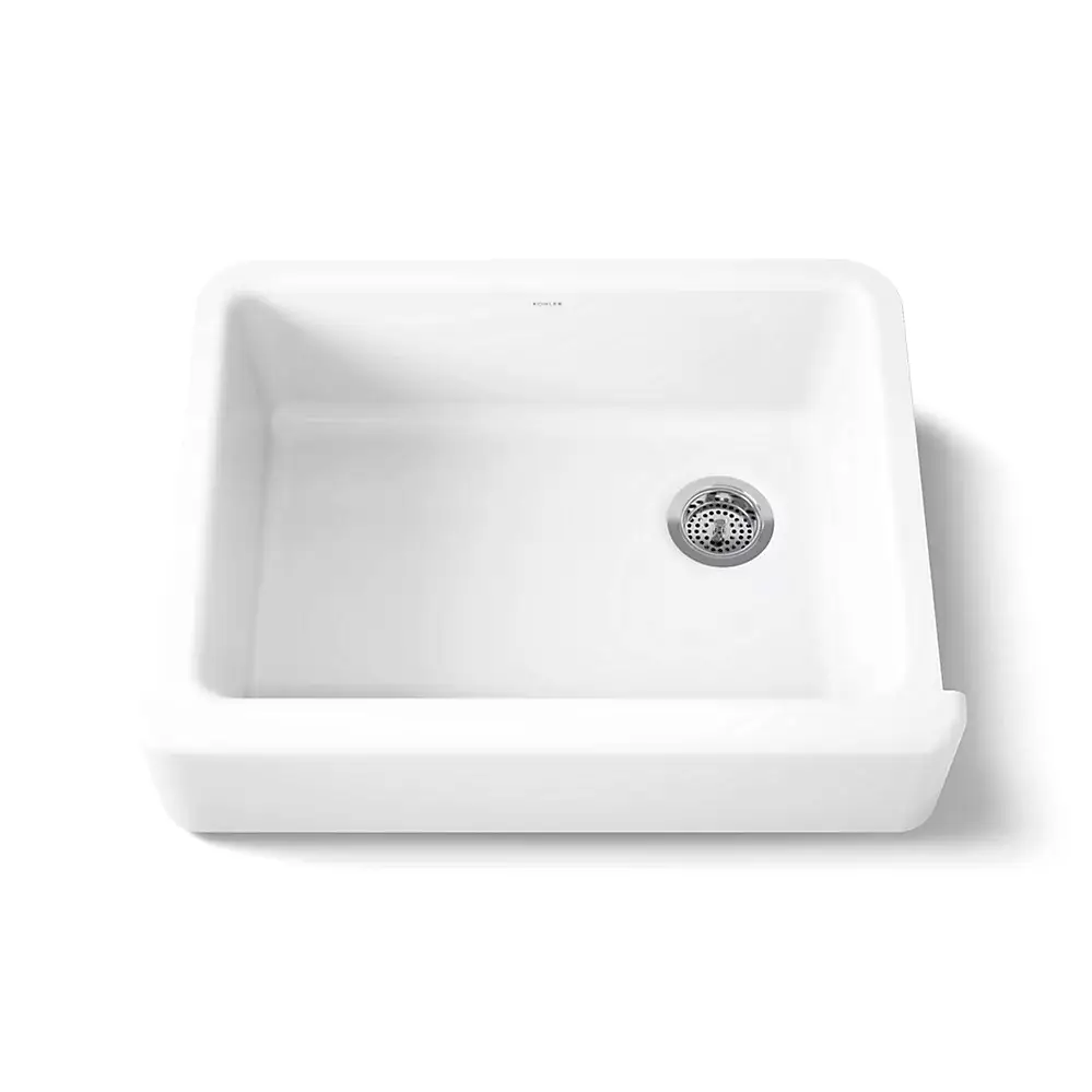 Kohler 6487-0 Whitehaven 29-3/4" Undermount Farmhouse Kitchen Sink White