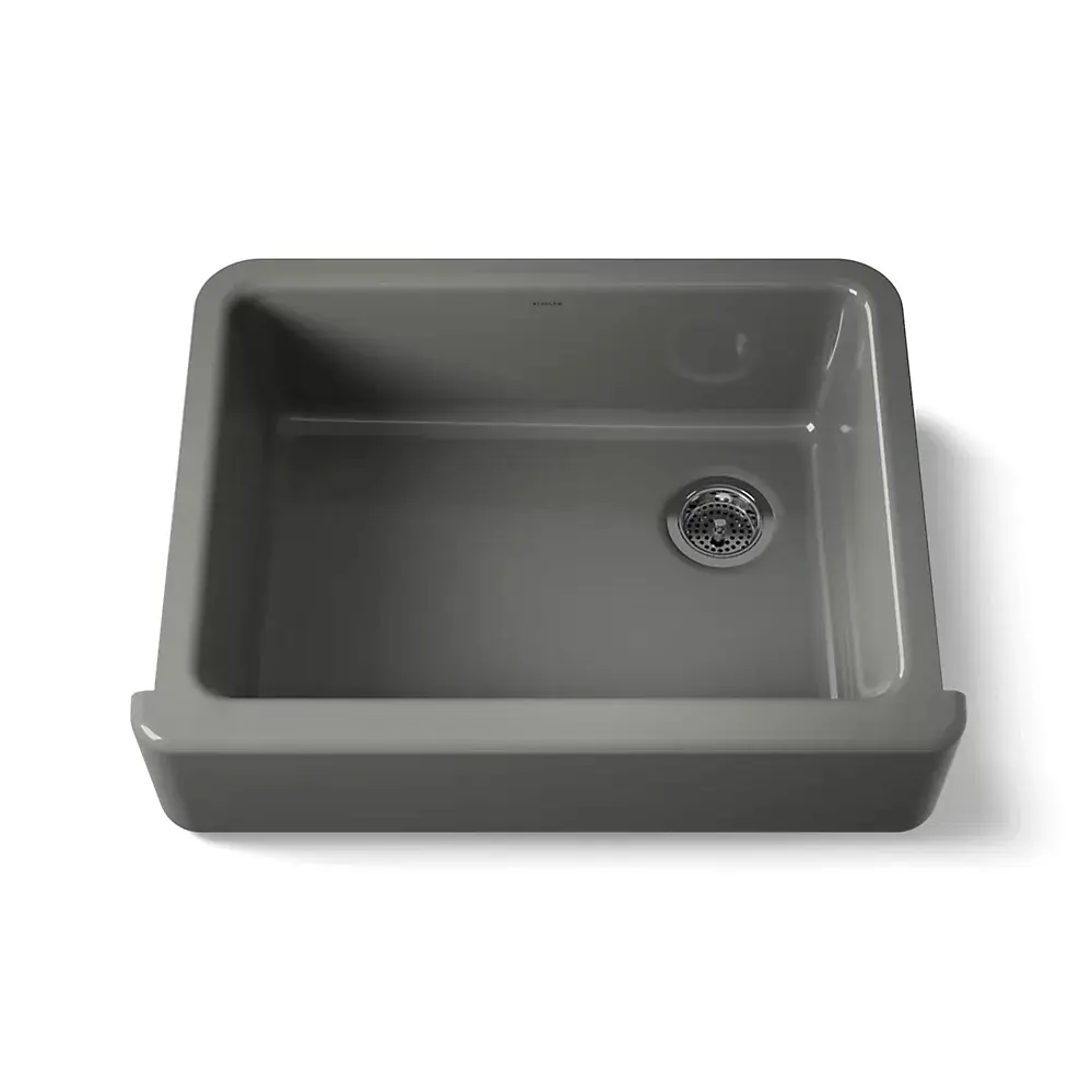 Kohler 6487-58 Whitehaven 29-3/4" Undermount Farmhouse Kitchen Sink Thunder Grey