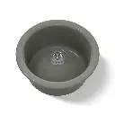 Kohler 6565-58 Porto Fino 18-1/2" Single Bowl Bar Sink Thunder Grey