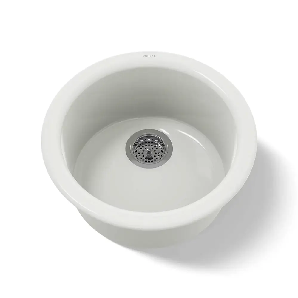 Kohler 6565-FF Porto Fino 18-1/2" Single Bowl Bar Sink Sea Salt