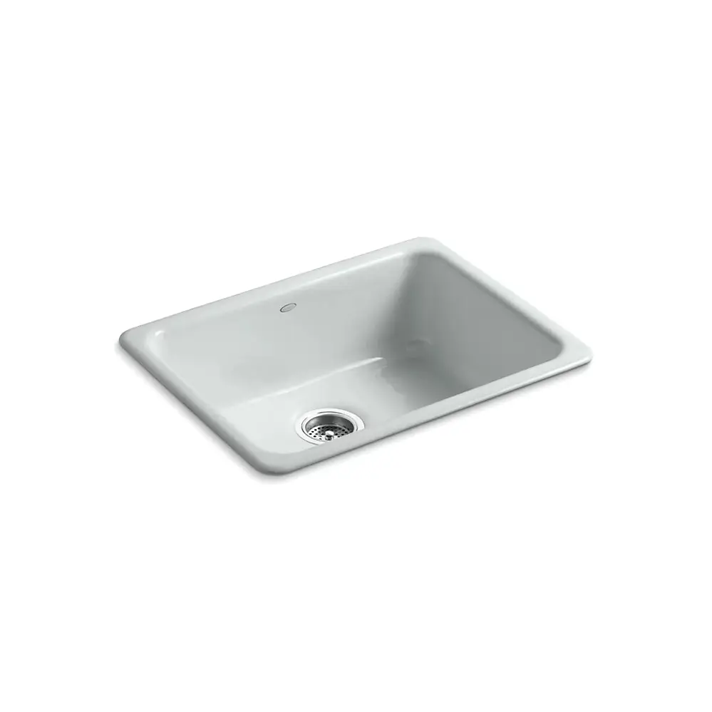 Kohler 6585-95 Iron Tones 24-1/4" Single Bowl Bar Sink Ice Grey