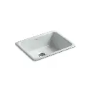 Kohler 6585-95 Iron Tones 24-1/4" Single Bowl Bar Sink Ice Grey