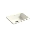 Kohler 6585-96 Iron Tones 24-1/4" Single Bowl Bar Sink Biscuit