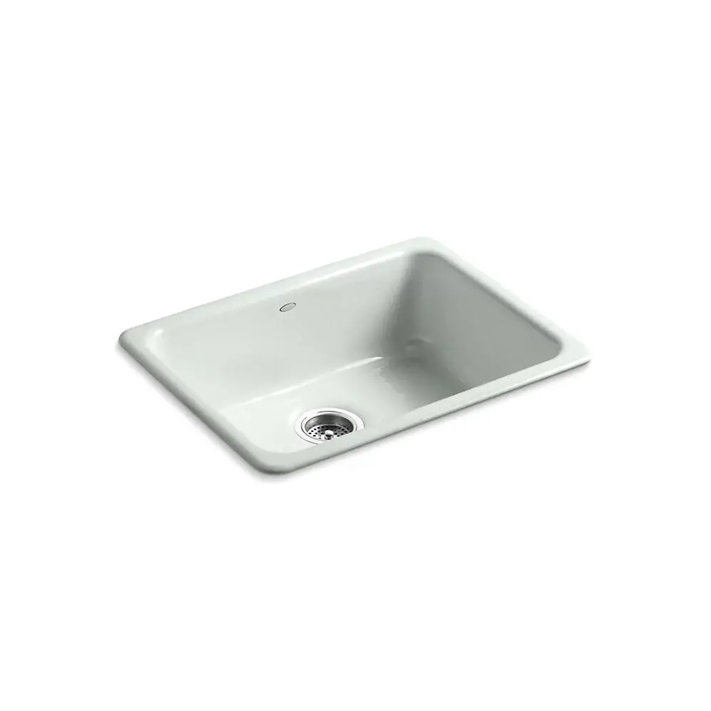 Kohler 6585-FF Iron Tones 24-1/4" Single Bowl Bar Sink Sea Salt
