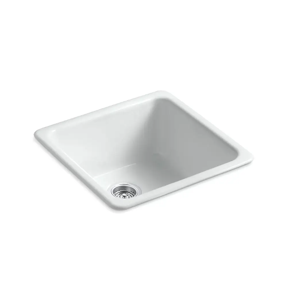 Kohler 6587-95 Iron Tones 21" Undermount Single Bowl Bar Sink Ice Grey