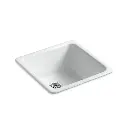 Kohler 6587-95 Iron Tones 21" Undermount Single Bowl Bar Sink Ice Grey