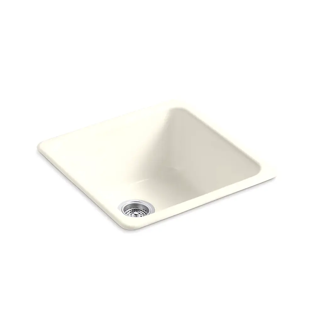 Kohler 6587-96 Iron Tones 21" Undermount Single Bowl Bar Sink Biscuit
