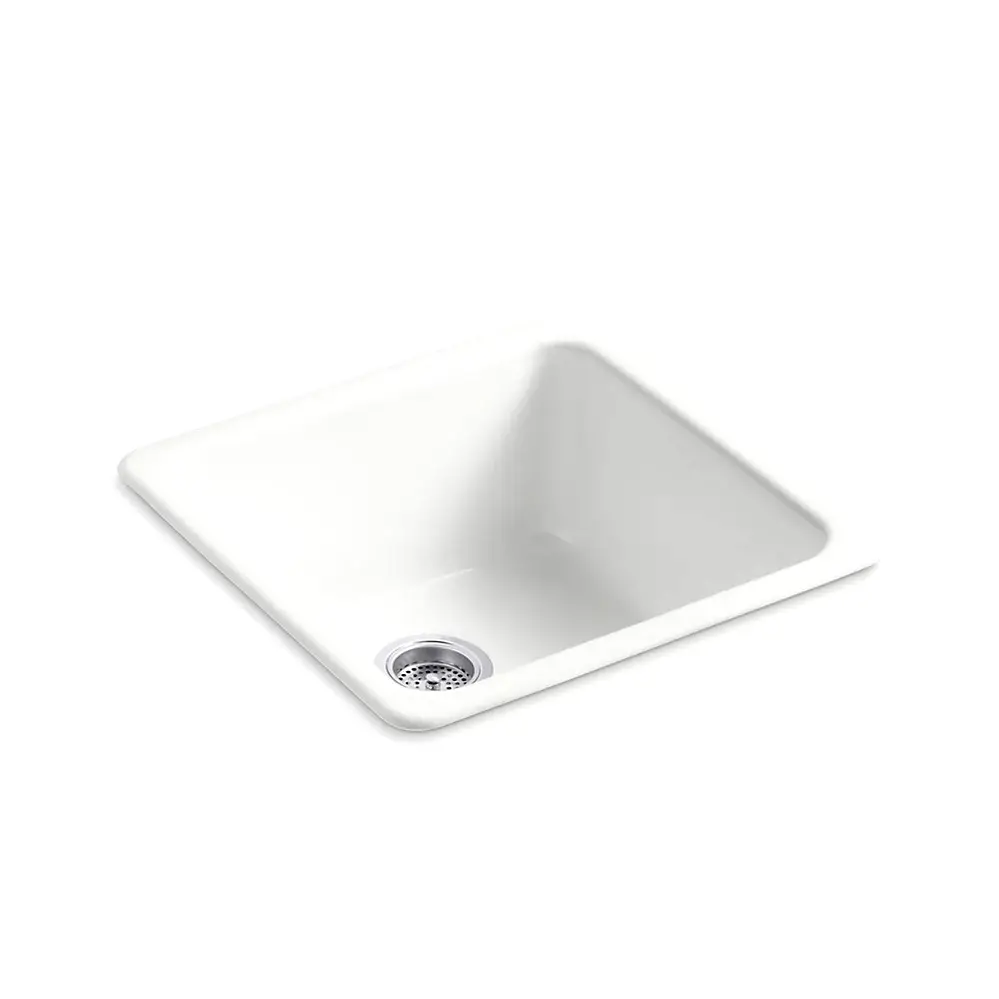 Kohler 6587-FF Iron Tones 21" Undermount Single Bowl Bar Sink Sea Salt