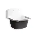 Kohler 6716-0 Bannon 24" x 20-1/4" Wall Mount Service Sink White