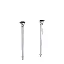 Kohler 6839-CP Kathryn Octagonal Tapered Brass Table Legs Polished Chrome
