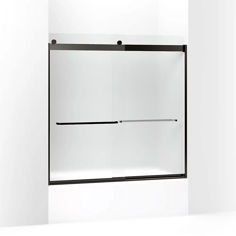 Kohler 706006-D3-ABZ Levity 59" Sliding Bath Door Anodized Dark Bronze