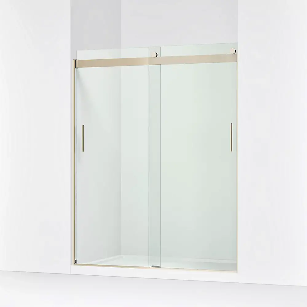 Kohler 706009-L-ABV Levity 74" Sliding Shower Glass Door Anodized Brushed Bronze