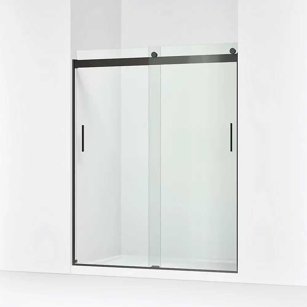 Kohler 706009-L-ABZ Levity 74" Sliding Shower Glass Door Anodized Dark Bronze