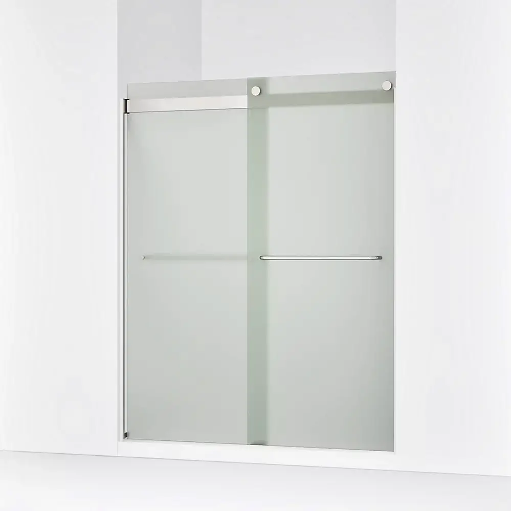 Kohler 706015-D3-MX Levity 74" Sliding Shower Glass Door Matte Nickel