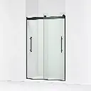 Kohler 706852-8L-BL Elmbrook 74" Frameless Sliding Shower Door Matte Black