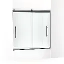 Kohler 706853-8L-BL Elmbrook 61" Frameless Sliding Bath Door Matte Black
