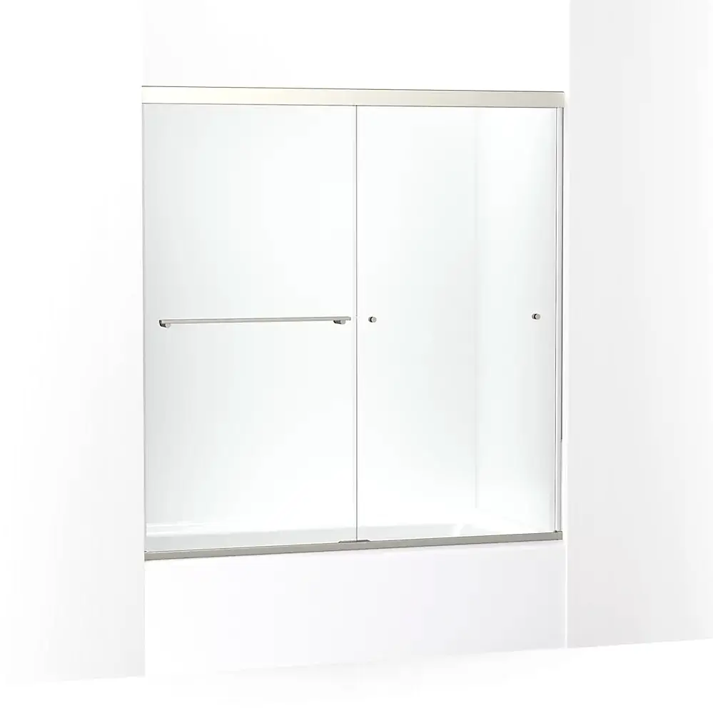 Kohler 707002-L-BNK Revel 62" H Sliding Glass Shower Door Anodized Brushed Nickel