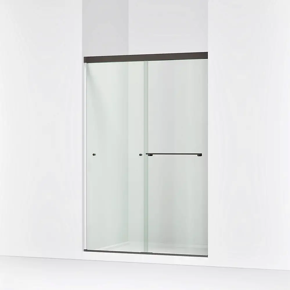 Kohler 707100-L-ABZ Revel 70" Sliding Glass Shower Door Anodized Dark Bronze