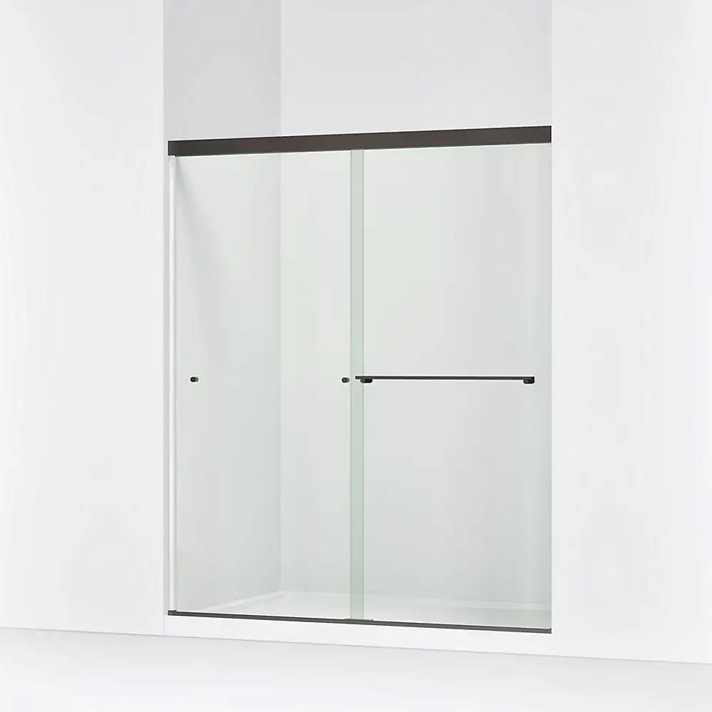 Kohler 707200-L-ABZ Revel 70" Sliding Glass Shower Door Anodized Dark Bronze
