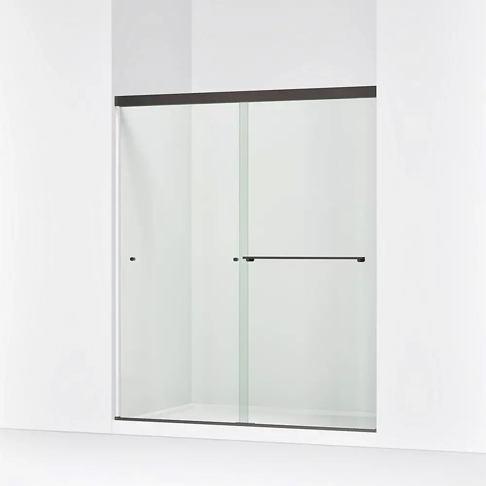 Kohler 707201-L-ABZ Revel 70" Sliding Glass Shower Door Anodized Dark Bronze