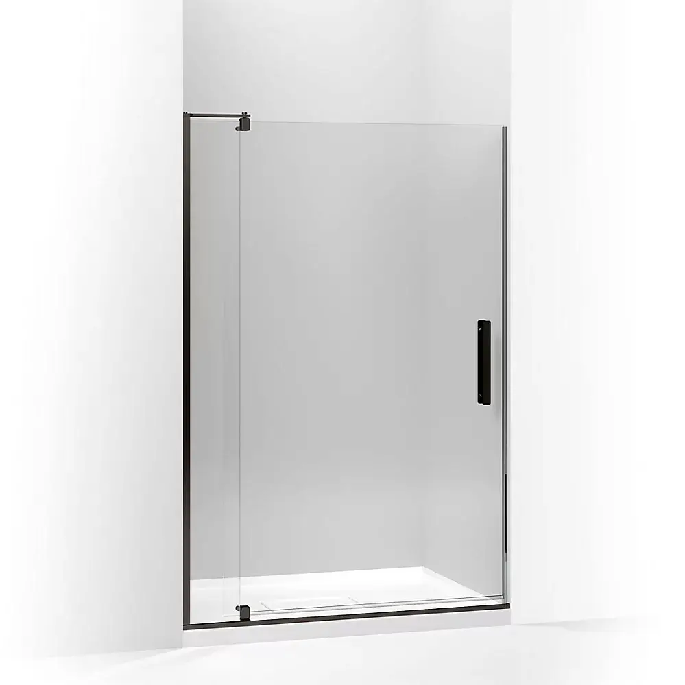 Kohler 707541-L-ABZ Revel 70" Pivot Glass Shower Door Anodized Dark Bronze