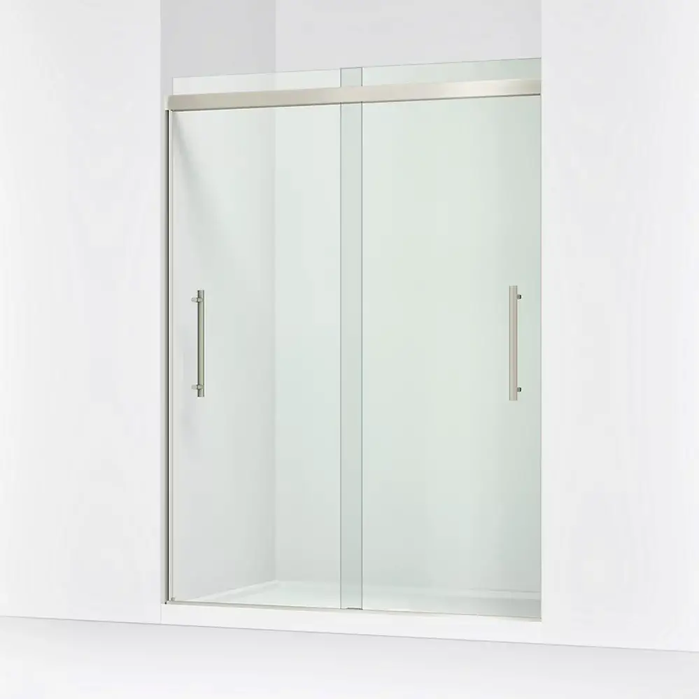Kohler 707600-8L-BNK Pleat 79-1/16" H Sliding Glass Shower Door Anodized Brushed Nickel