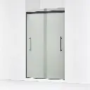Kohler 707601-8D3-BL Pleat 79" Frameless Sliding Glass Shower Door Matte Black