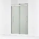 Kohler 707601-8D3-BNK Pleat 79" Frameless Sliding Glass Shower Door Anodized Brushed Nickel