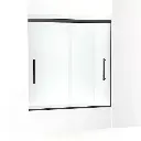 Kohler 707602-8L-BL Pleat 63-9/16" H Sliding Glass Shower Door Matte Black