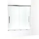Kohler 707602-8L-SHP Pleat 63-9/16" H Sliding Glass Shower Door Bright Polished Silver