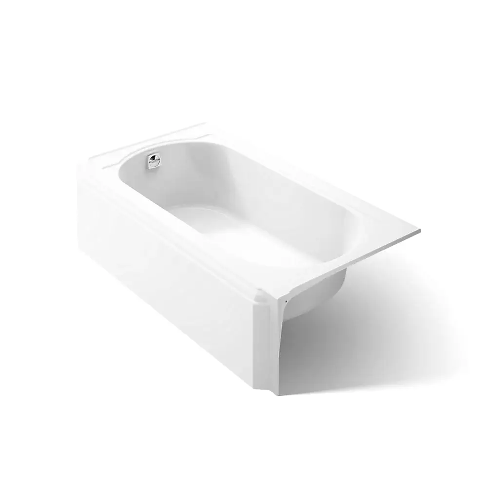 Kohler 721-0 Memoirs 60" x 33-3/4" Alcove Bath Left Drain White