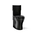 Kohler 75790-7 Persuade Curv Two Piece Elongated Dual Flush Toilet Black