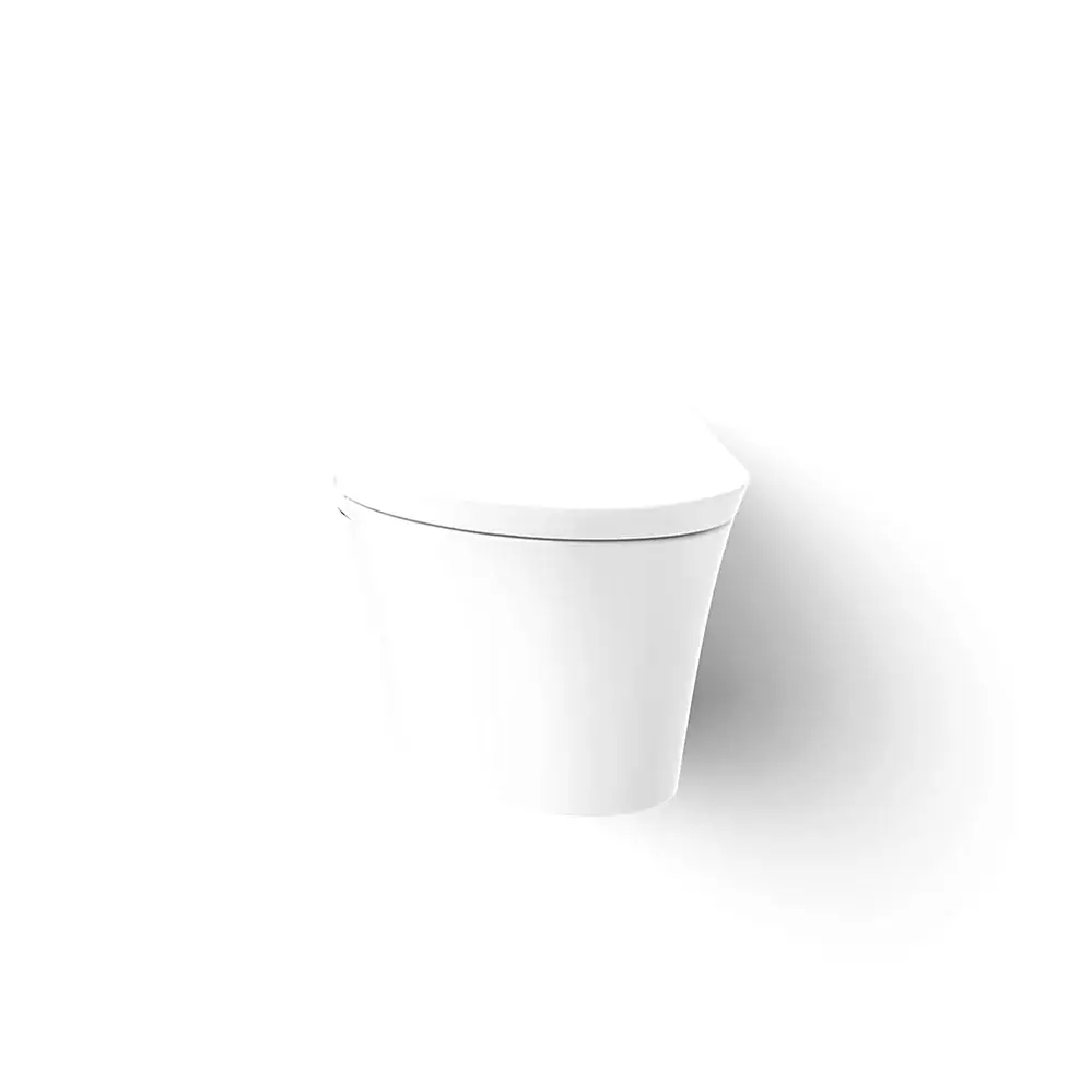Kohler 76395-0 Veil Wall Hung Compact Elongated Smart Toilet White