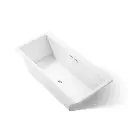 Kohler 817-0 Reve 67" x 31-1/2" Drop-in Undermount Bath White