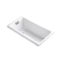 Kohler 852-GHCP-0 Tea-For-Two 60" x 32" Drop-in Heated Air Bath White