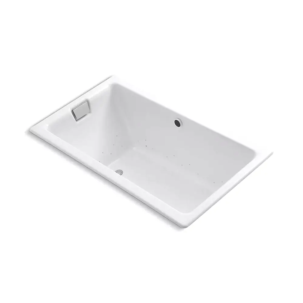Kohler 856-GH0-0 Tea-For-Two 66" x 36" Drop-in Heated Air Bath White