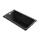 Kohler 856-GHCP-7 Tea-For-Two 66" x 36" Drop-in Heated Air Bath Black