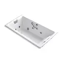 Kohler 856-M-0 Tea-For-Two 66" x 36" Drop-in Whirlpool Bath White